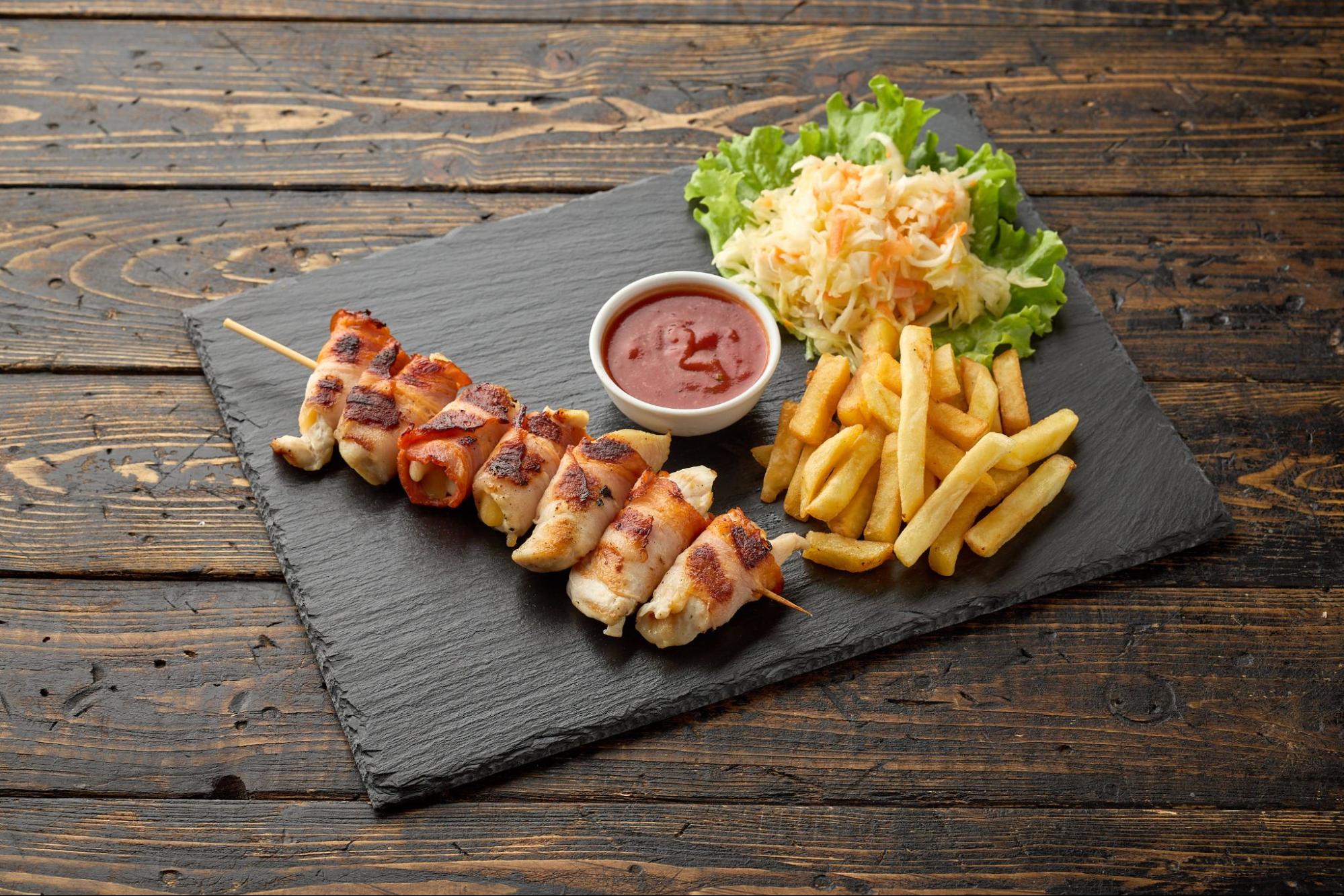 Куриное филе в беконе